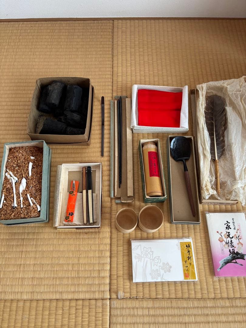 茶道具セット 木製収納箱付き