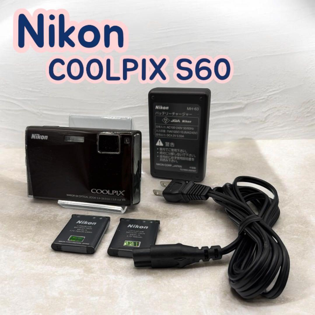 Nikon COOLPIX S60 本体 バッテリー チャージャー付き