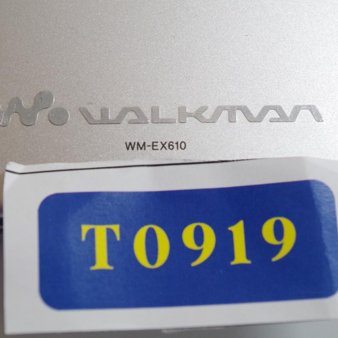 T0919 SONY WM-EX610 カセットプレーヤー