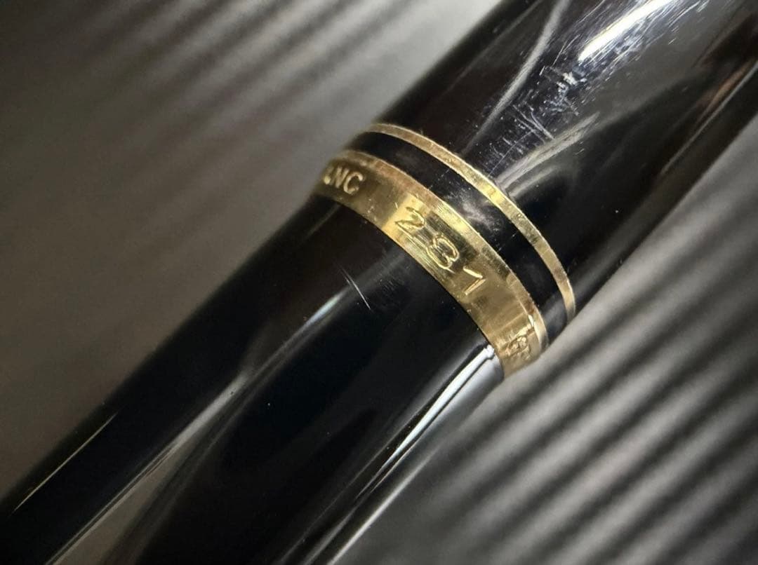極美品 モンブラン ハンマートリガー No.281 ブラック ボールペン