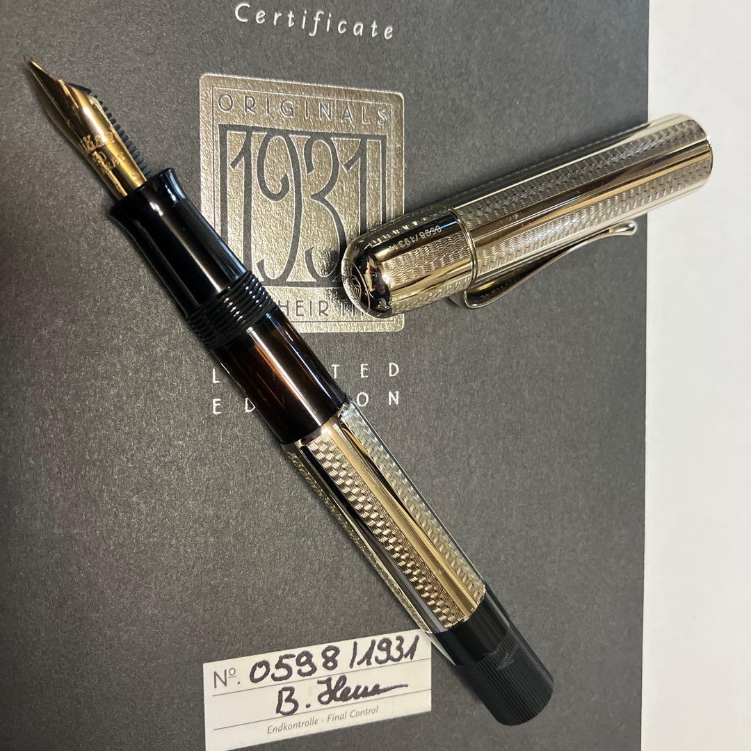 Pelikan 万年筆 リミテッドエディション 1931 ホワイトゴールド F