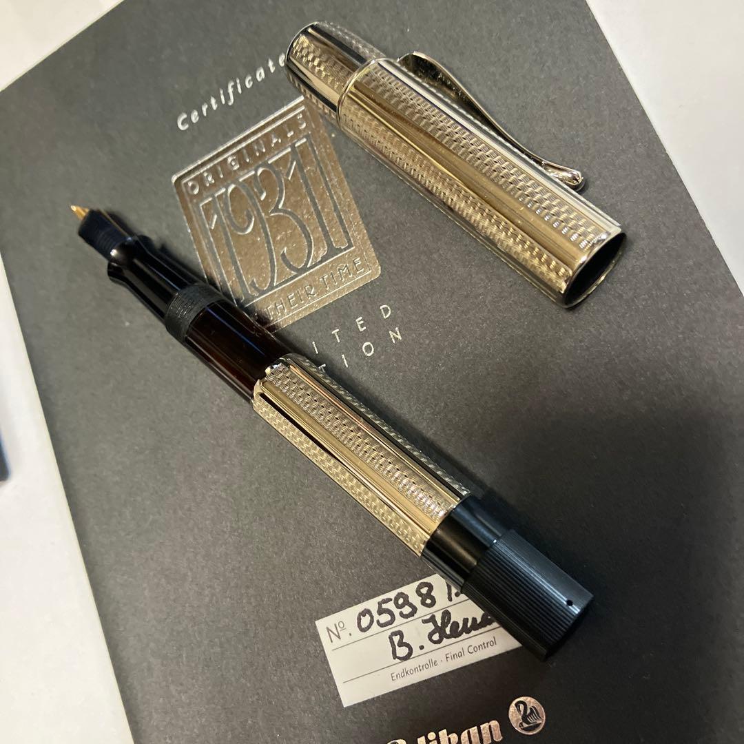 Pelikan 万年筆 リミテッドエディション 1931 ホワイトゴールド F