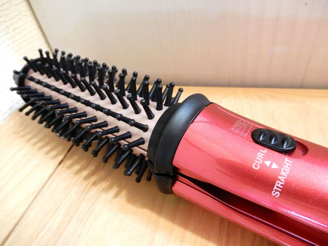 ★美品★TESCOM マイナスイオン2WAY ブラシヘアアイロン【26mm】