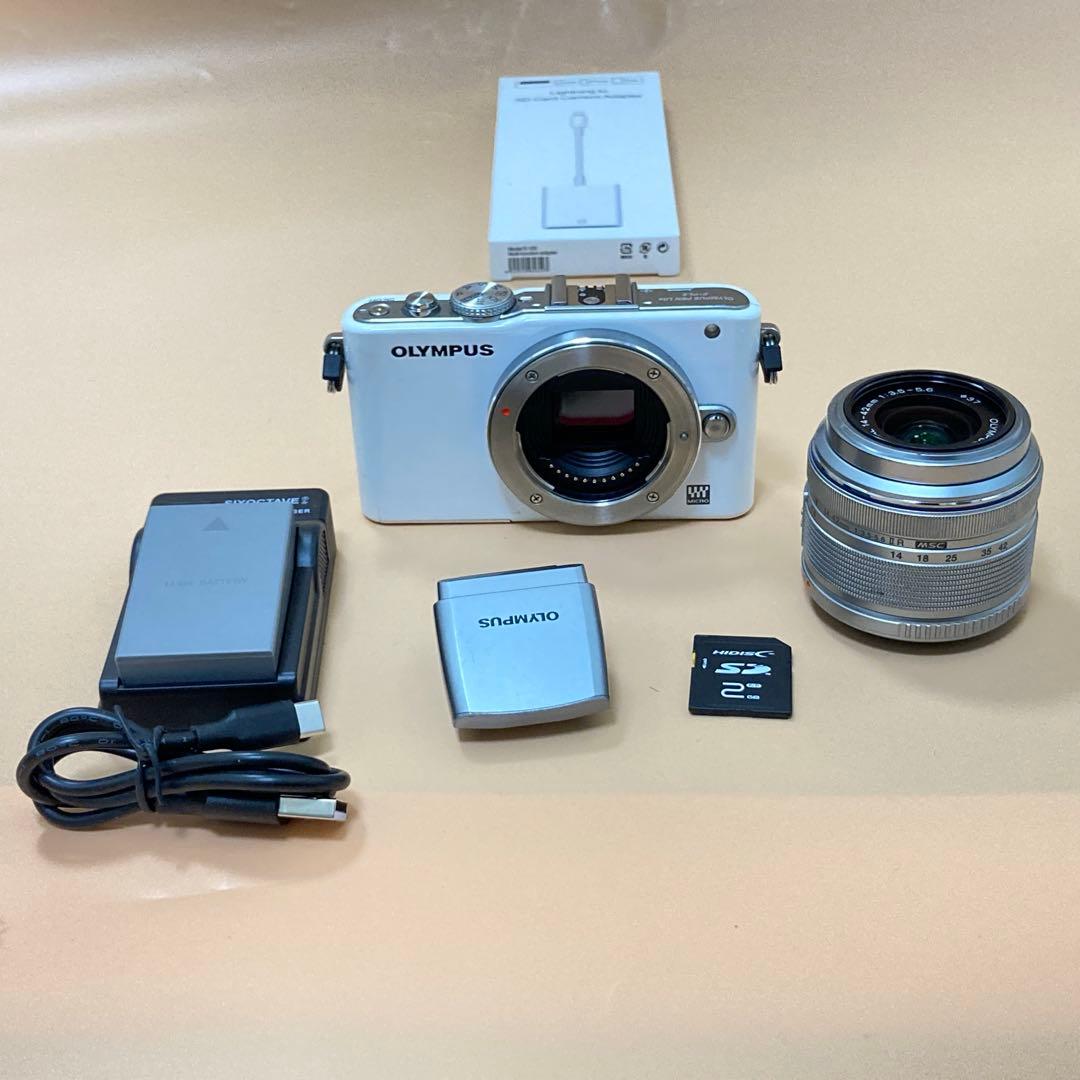 ★スマホ転送OK★OLYMPUS PEN Lite E-PL3 SDカード付き