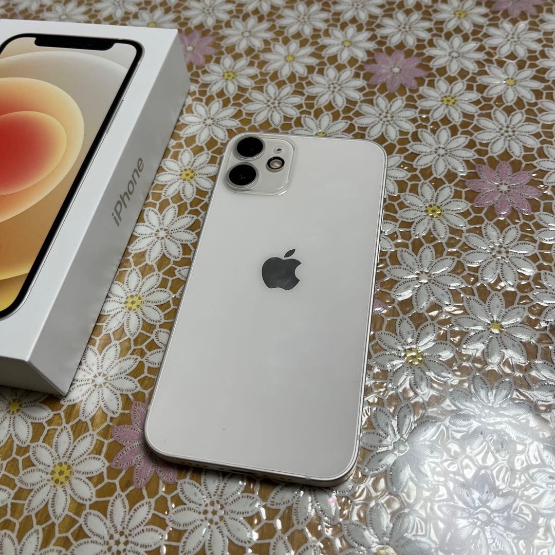 iPhone12 mini 64GB ホワイト 超美品✨付属品すべてあり✨