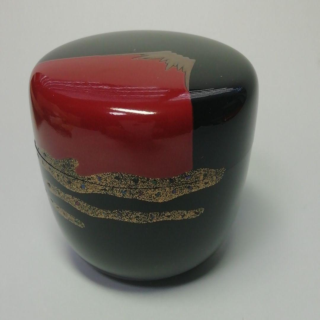 ★茶道具★宗哲★紅富士うつし★中棗★