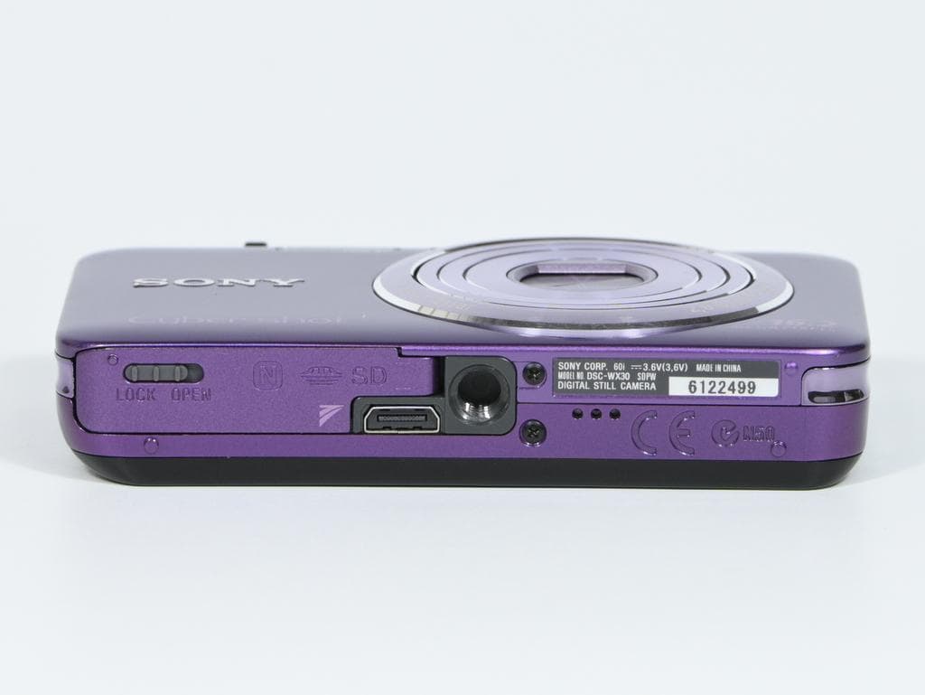 【美品】 ソニー　SONY CyberShot DSC-WX30 バイオレット