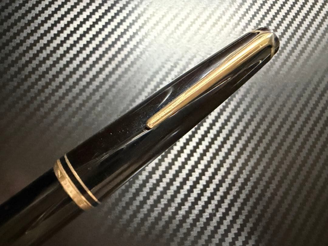 モンブラン No.22 ブラック F 細字 万年筆 14K 吸入式
