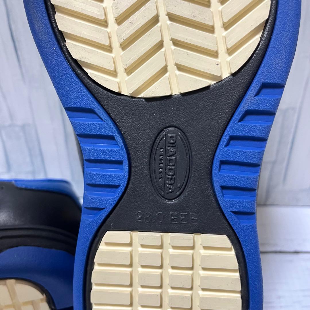 DIADORA ユーティリティー安全靴 ブラック/ホワイト ベルクロ　販売終了品