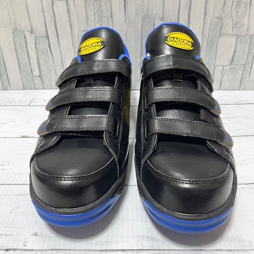 DIADORA ユーティリティー安全靴 ブラック/ホワイト ベルクロ　販売終了品