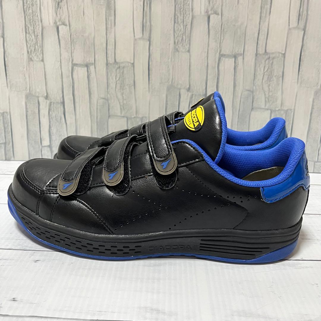DIADORA ユーティリティー安全靴 ブラック/ホワイト ベルクロ　販売終了品