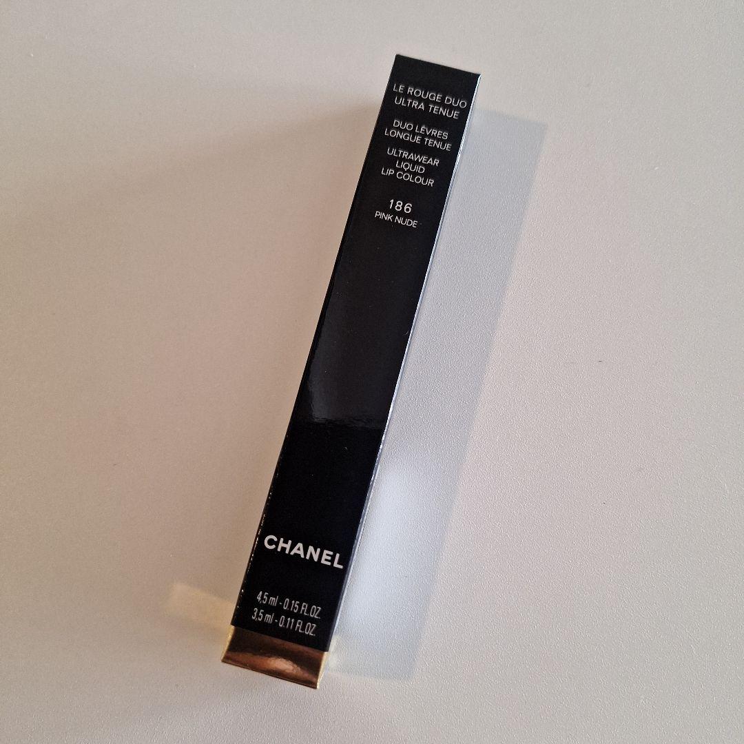未使用　CHANEL　ルルージュデュオウルトラトゥニュ　186　ピンクヌード