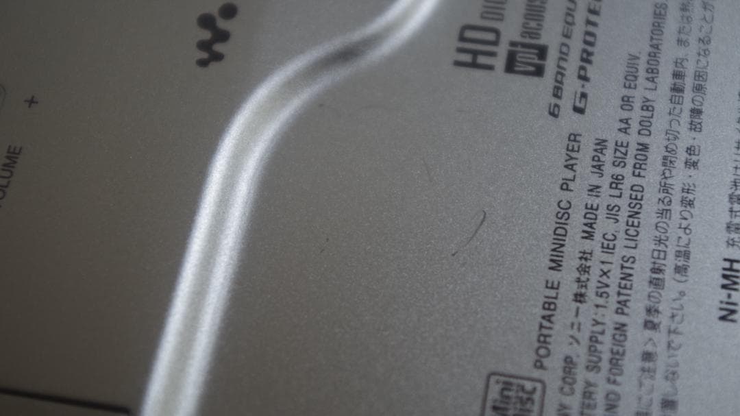 ポータブルプレーヤー A3946 SONY MD WALKMAN MZ-E720