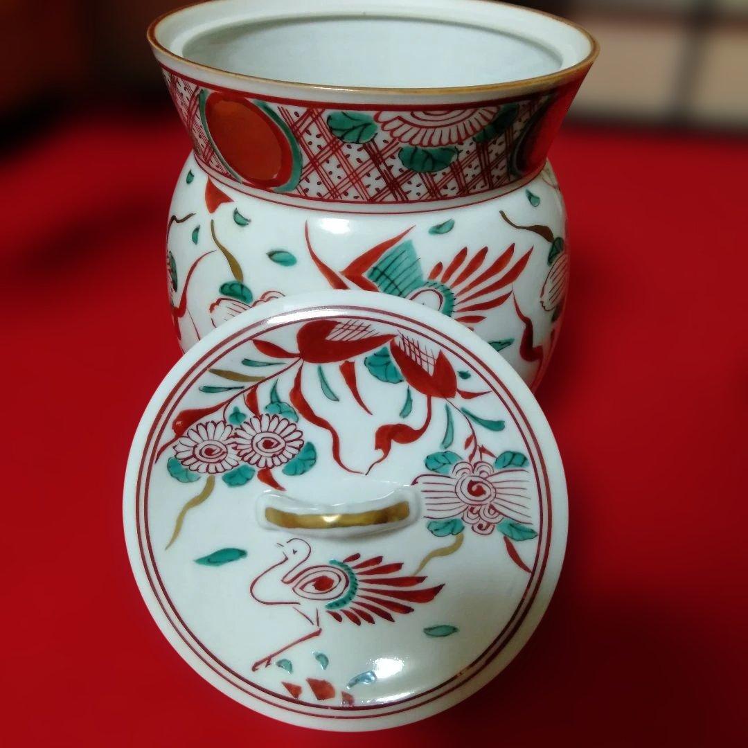 色絵　茶道具四点