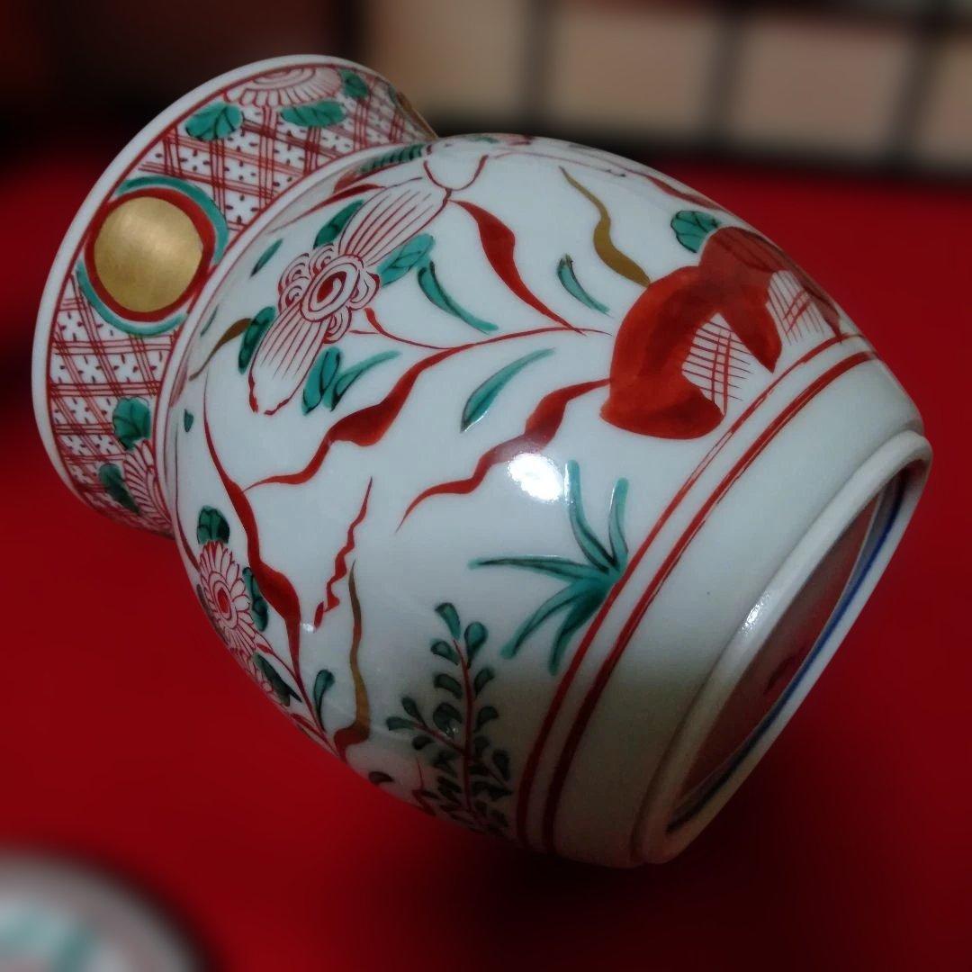 色絵　茶道具四点