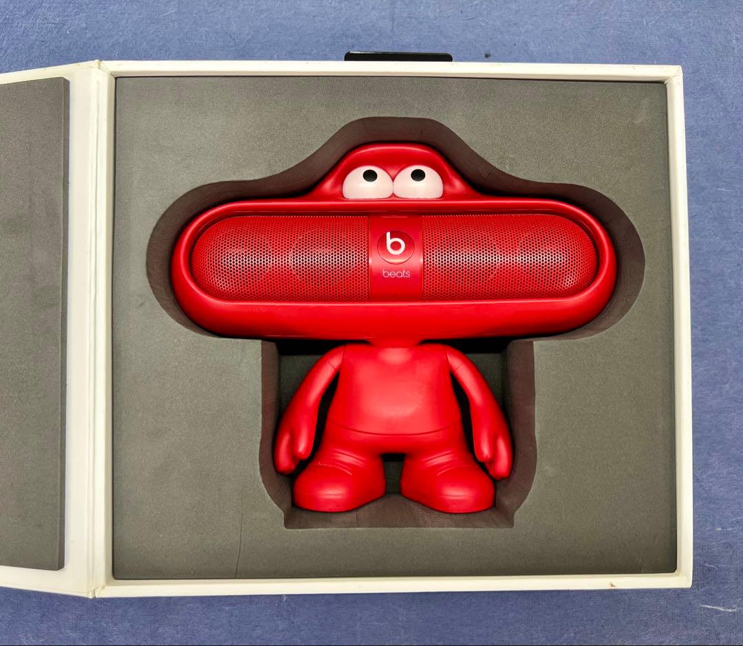 beats Pills 2.0 レッド バッテリー交換済み 本体とスタンド