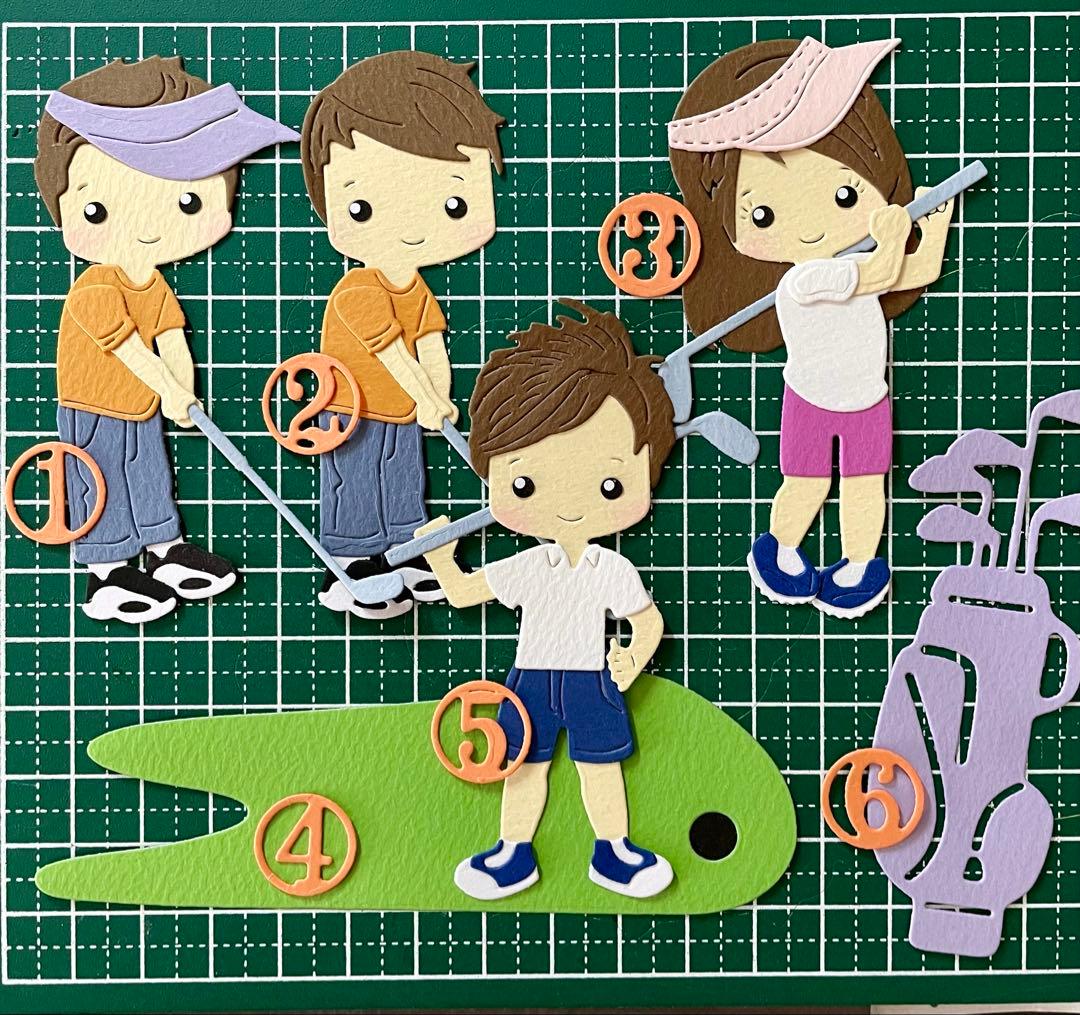 【ゴルフ】サンプルページ（ペーパークラフト クラフトパンチ）