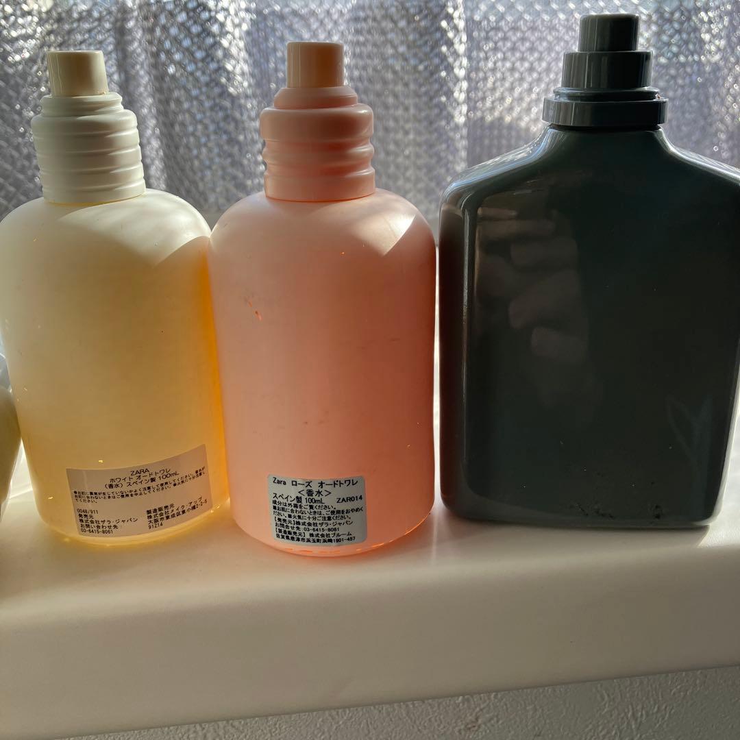 ZARA 香水4本セット（SPORT 90, white, rose, WE）