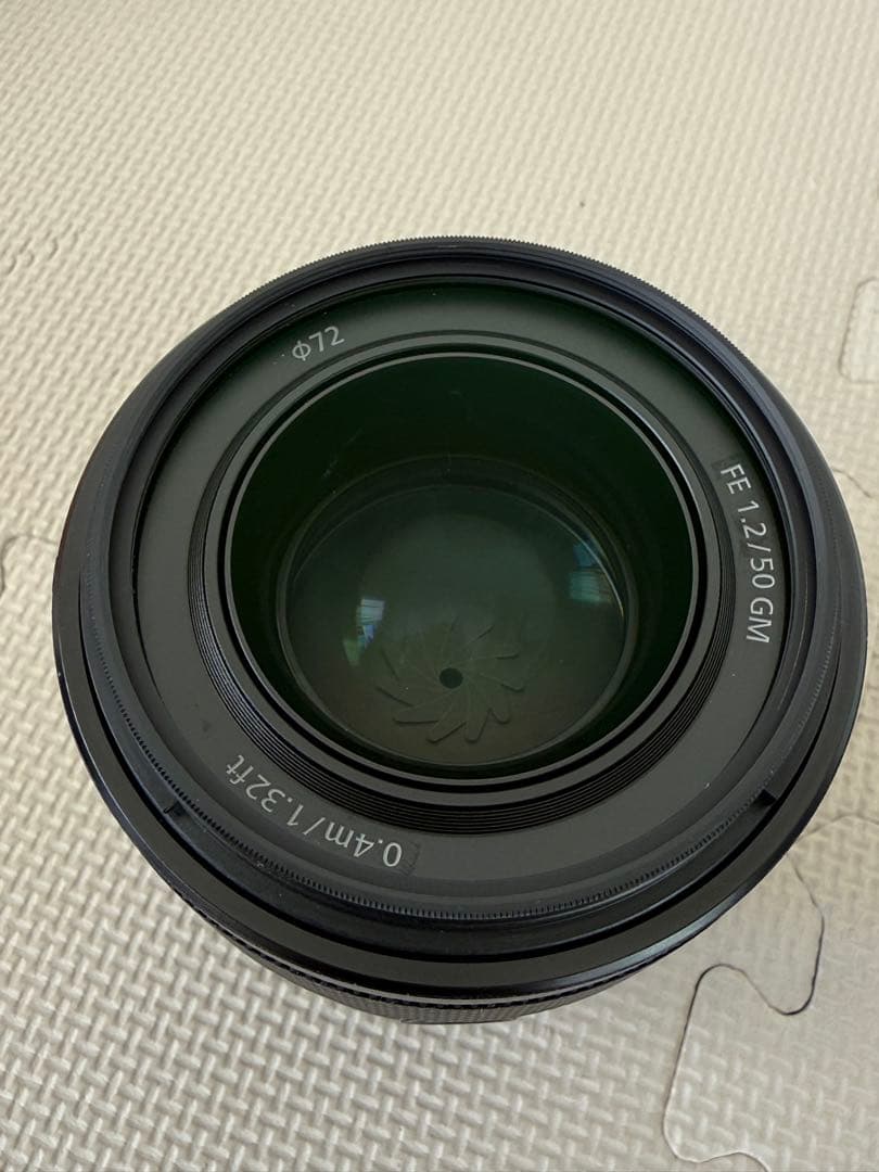 【美品】SONY FE 1.2/50 GM レンズ　プロテクター付き