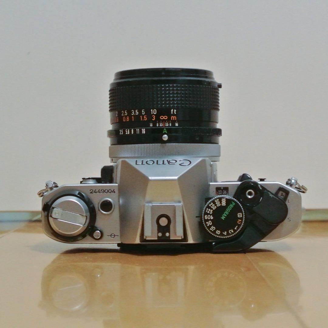 【動作品】Canon AE-1 Program 35mm ワイドレンズ付き