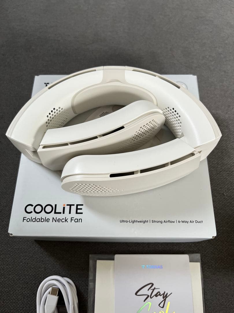 TORRAS COOLiTE 折りたたみ式ネックファン