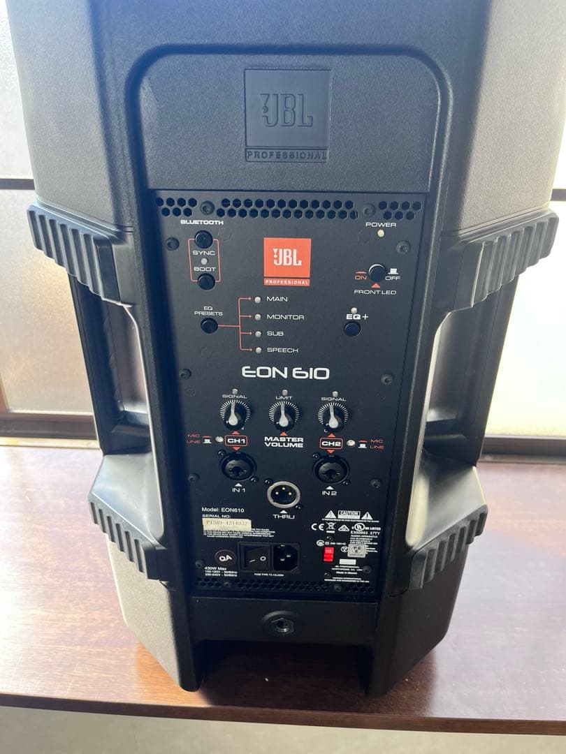JBL EON610 パワードPAスピーカー 1000W 動作確認済