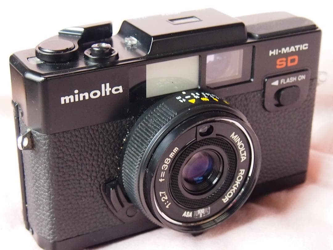試写済：MINOLTA ミノルタHI-MATIC SD