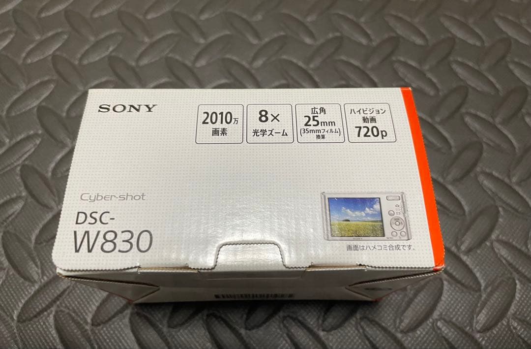 SONY サイバーショット　DSC-W830 SDカード付き