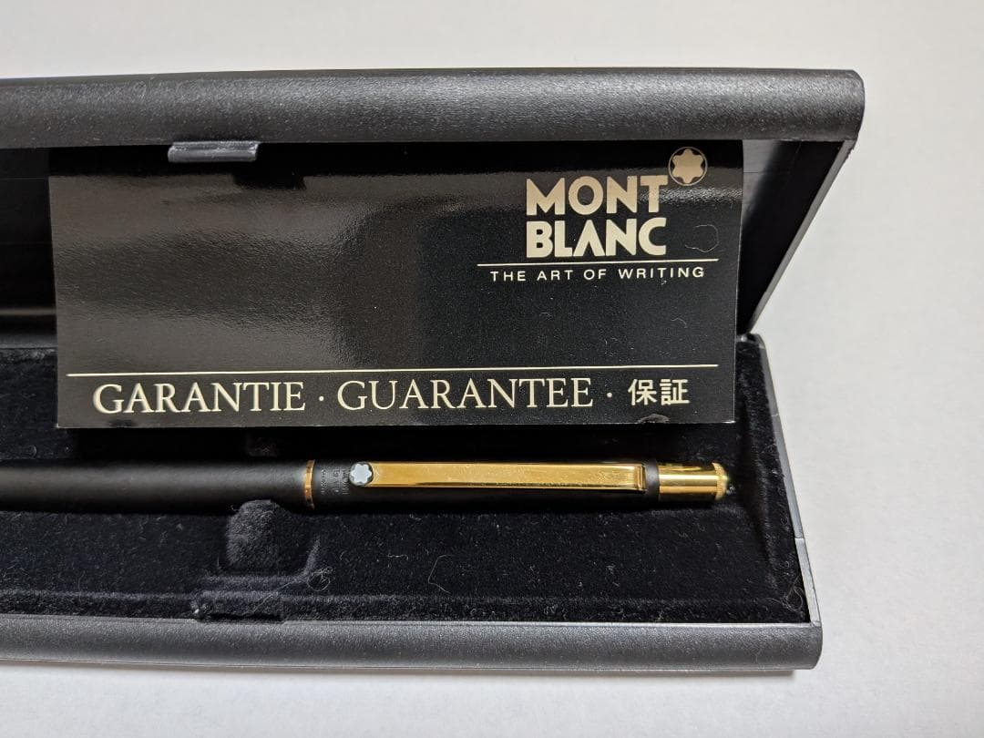 MONT BLANC 黒 シャープペンシル 本体