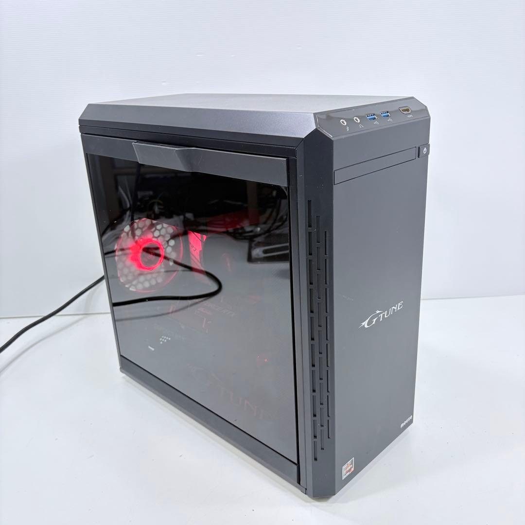 ゲーミングPC Ryzen5 4500 RTX3060 赤色LED AI画像生成