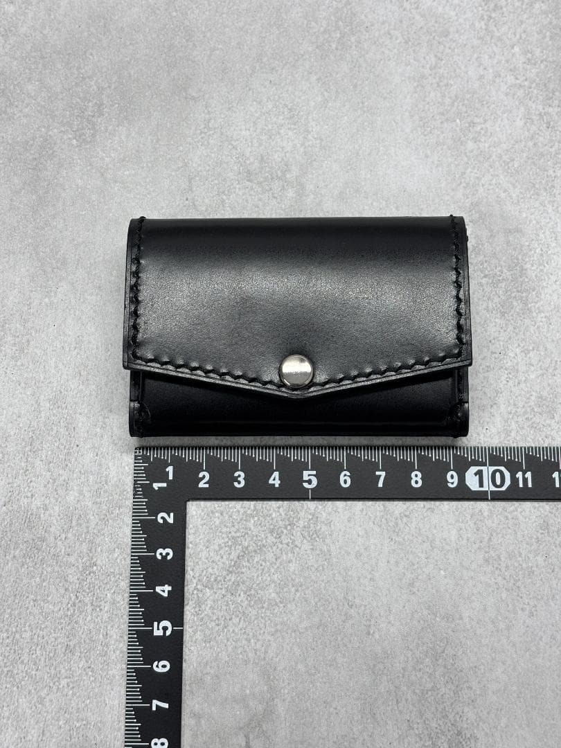 ブラックレザー【コンパクト財布】