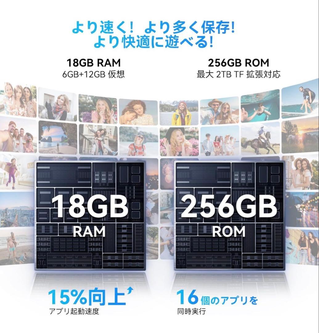 SIMフリー❣️スマホ OSCAL Flat2 Android15 256GB