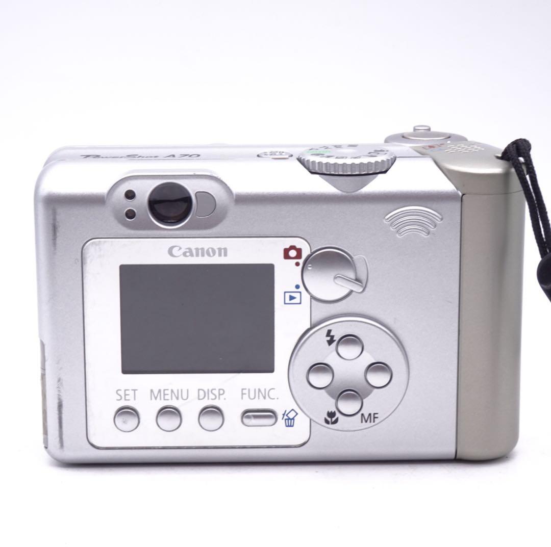 【動作確認済】 Canon PowerShot A70 オールドコンデジ