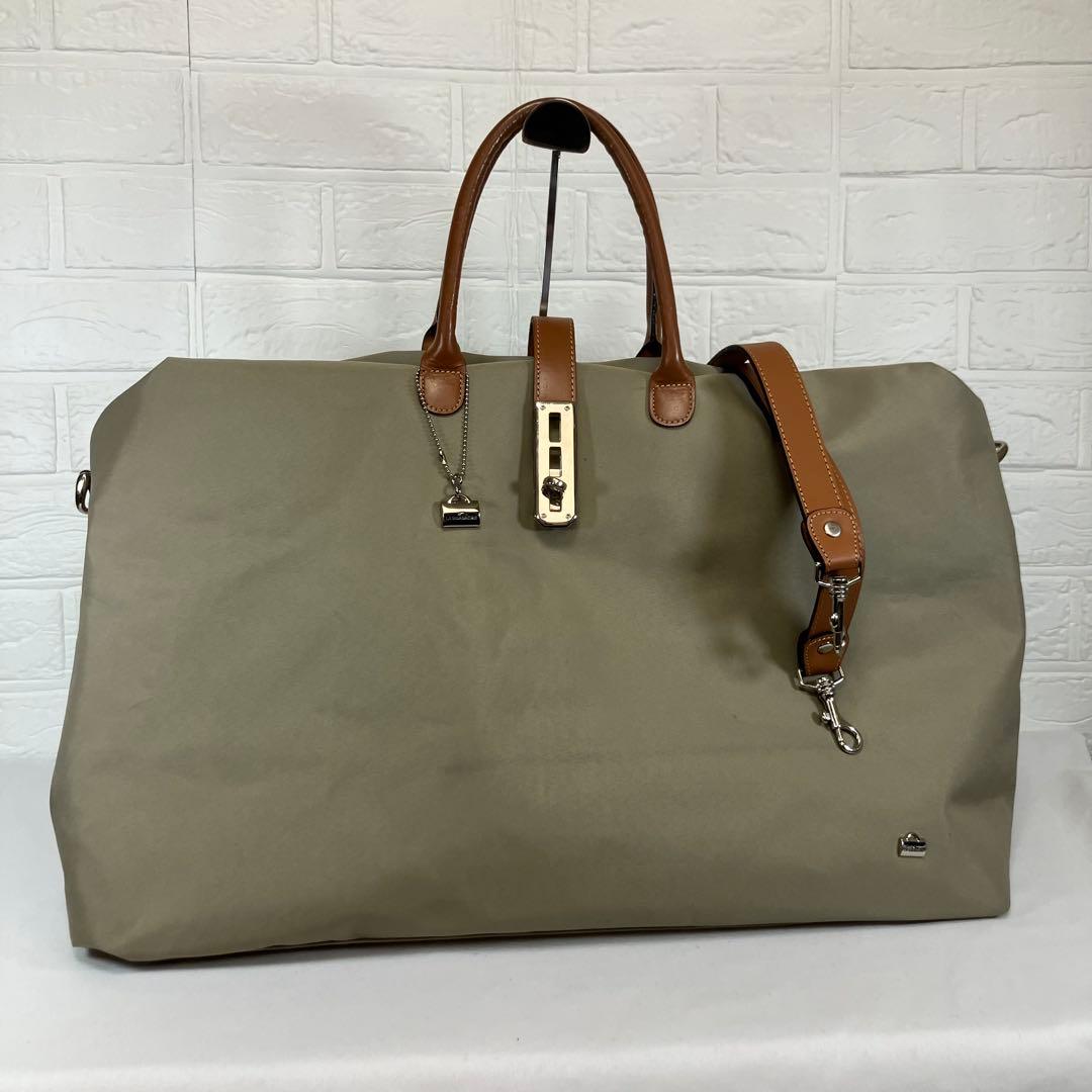 【美品】LABAGAGERIE ラバガジェリー旅行バッグショルダーバッグ大容量