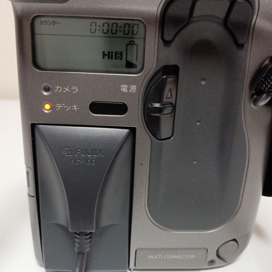 【ジャンク】FUJIFILM Simple-Hi8 ビデオカメラ FS-80MT