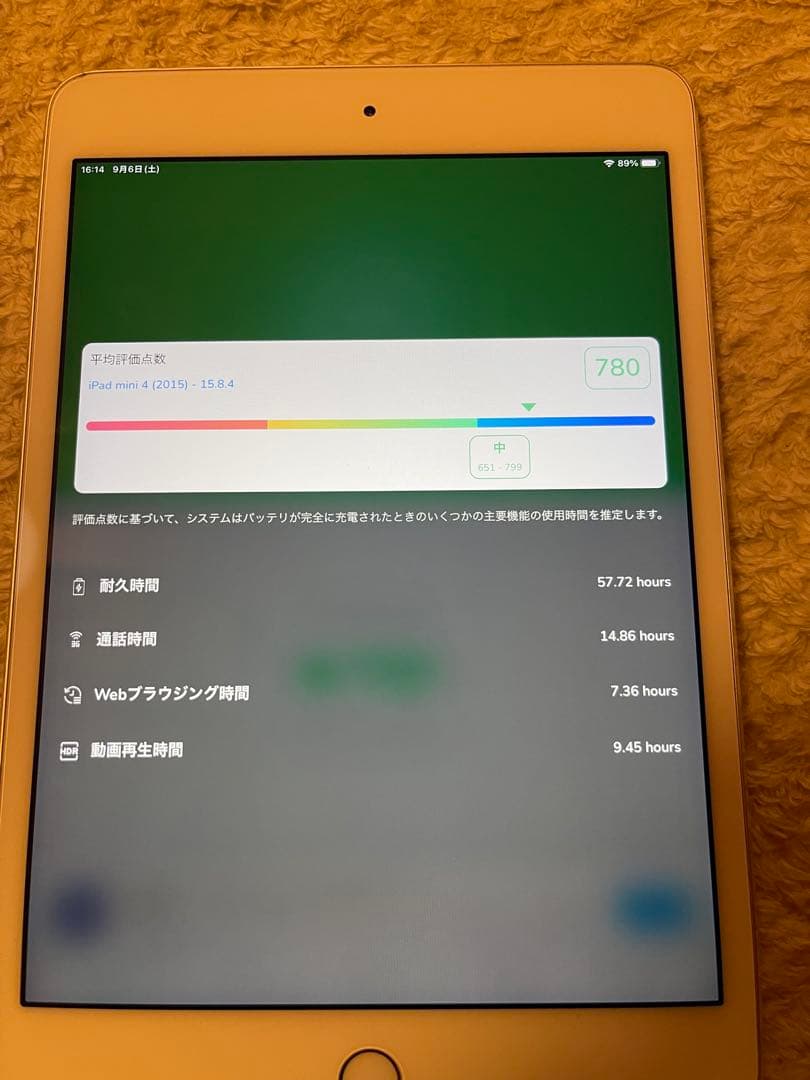 iPad mini4 64GBシルバー WiFi (ネコポス発送)