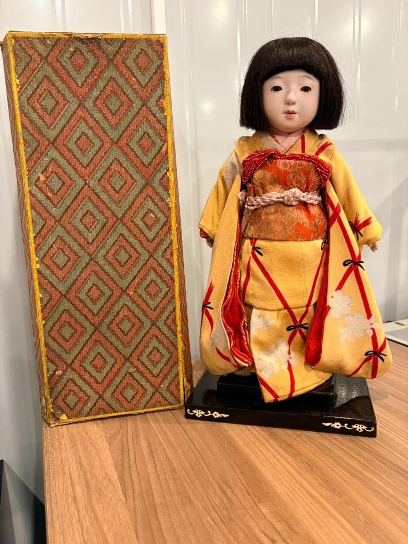 市松人形 45cm 作者・年代不詳
