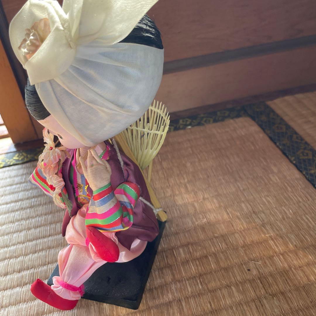 市松人形 日本製 伝統工芸品。Z