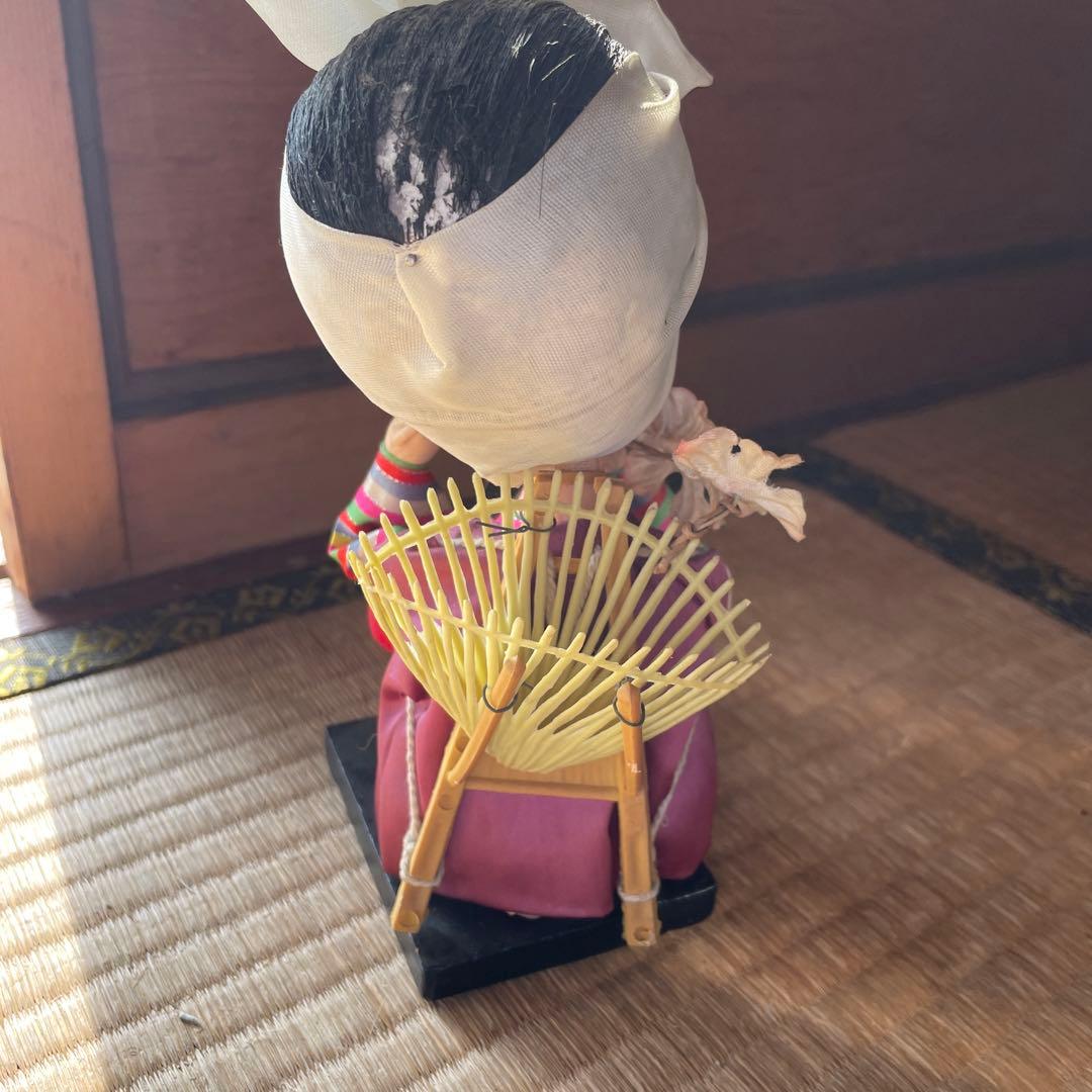 市松人形 日本製 伝統工芸品。Z