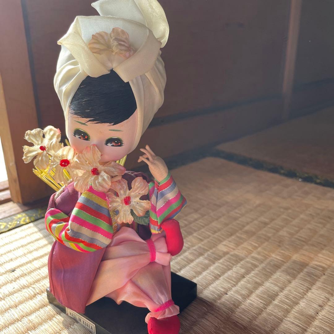 市松人形 日本製 伝統工芸品。Z