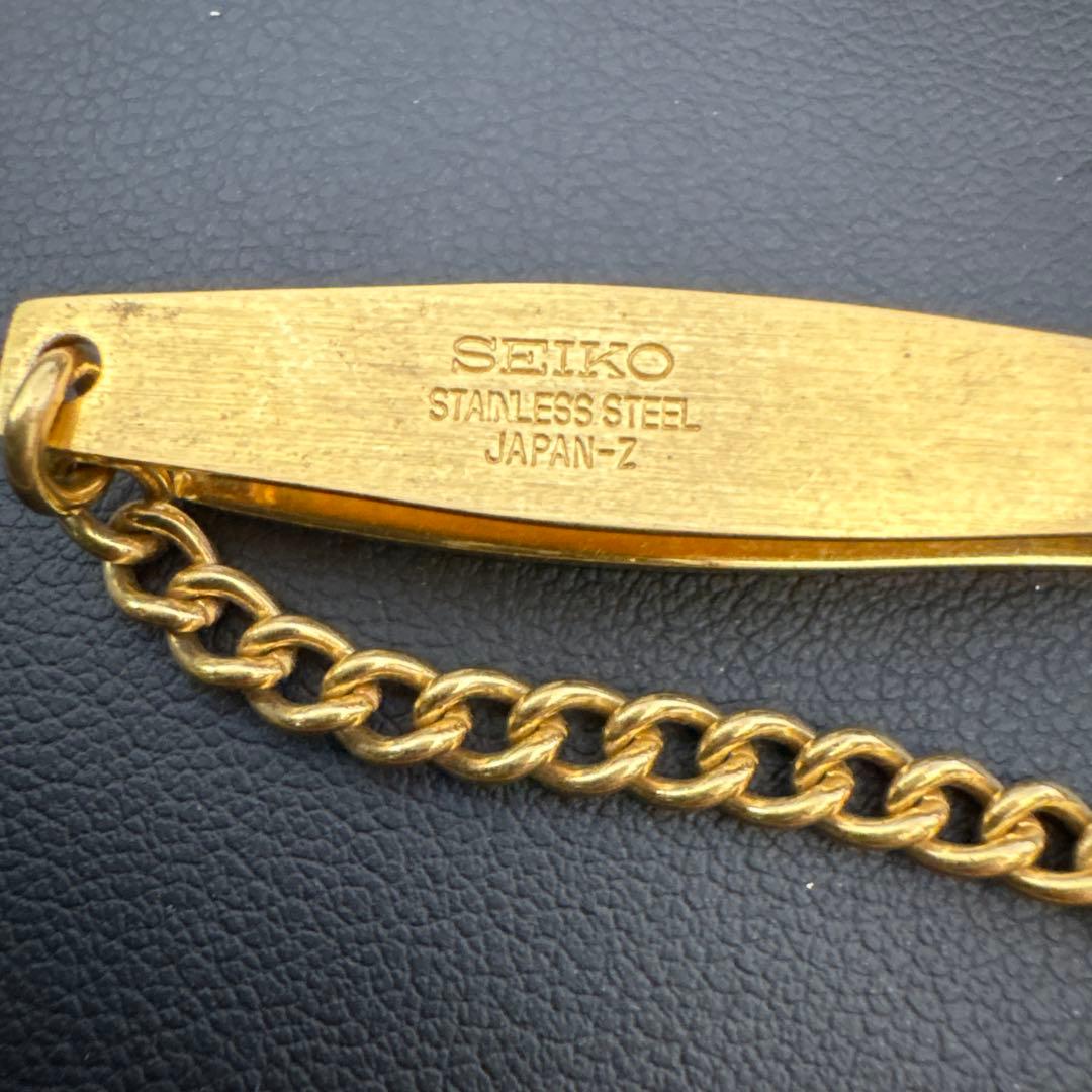 不動 セイコー SEIKO GP QZ 贈 内閣総理大臣 懐中時計 スモセコ