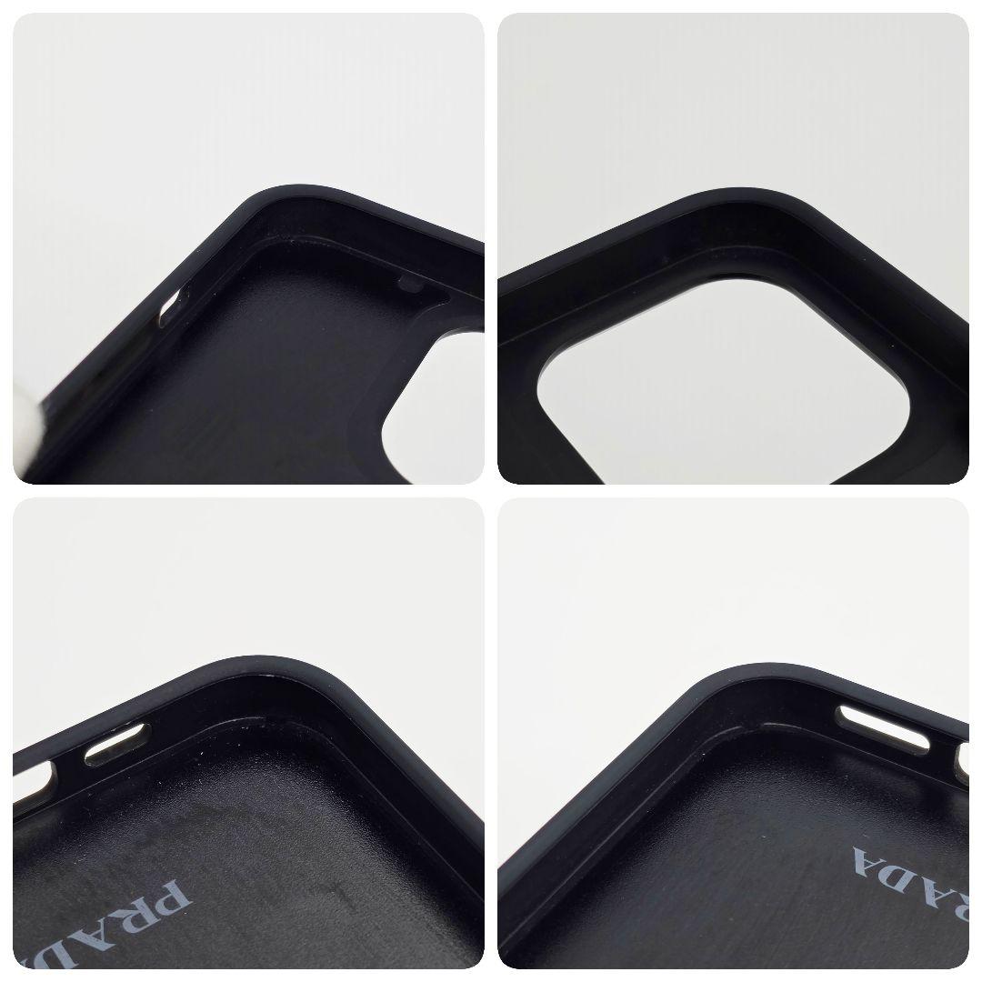 PRADA iphone13pro ケース サフィアーノレザー 三角ロゴ ピンク