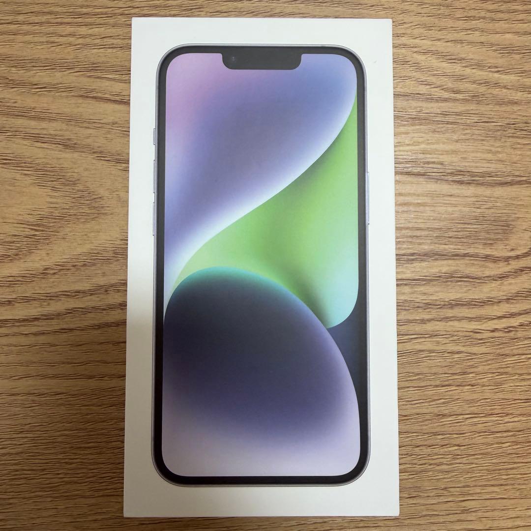 Apple iPhone14 パープル 箱あり 充電コードあり
