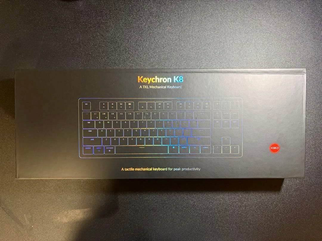 Keychron K8 ワイヤレスメカニカルキーボード　茶軸