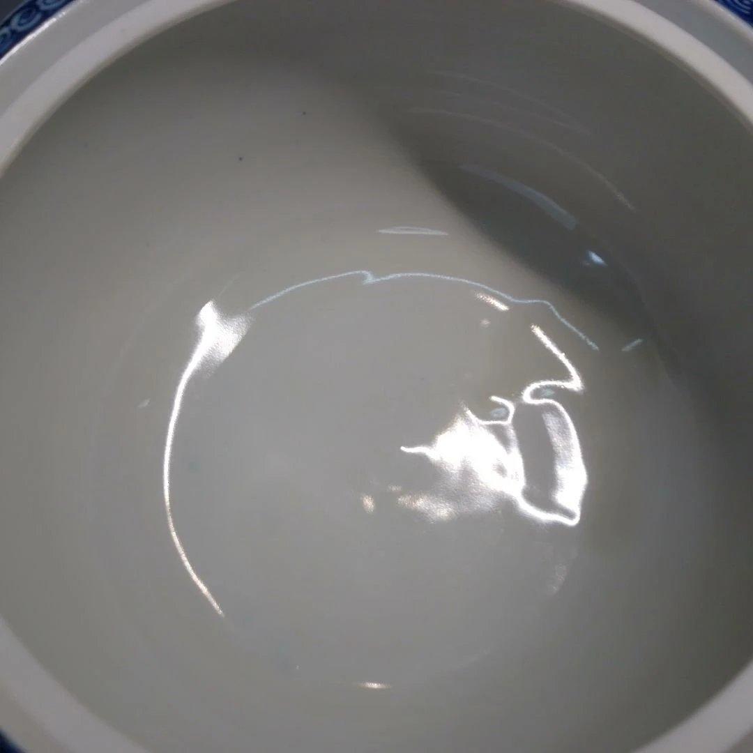 染付　水指　祥堂　捻梅　水差し