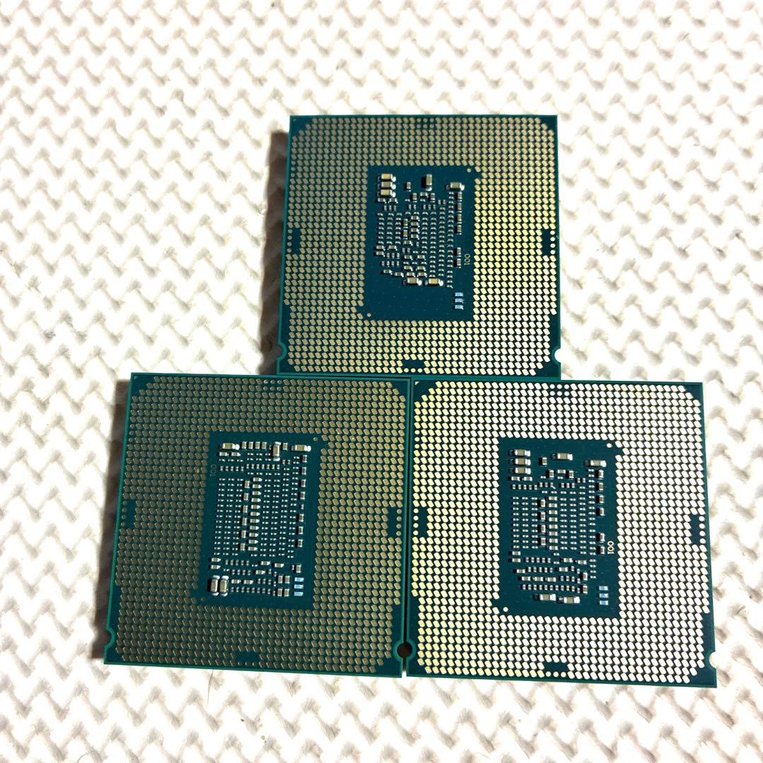 中古動作品INTEL CPU Core i 3，i 5，i 7 3枚同梱