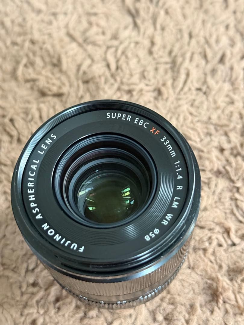 Fujifilm XF 33mm F1.4 R LM WR（レンズフィルター付）