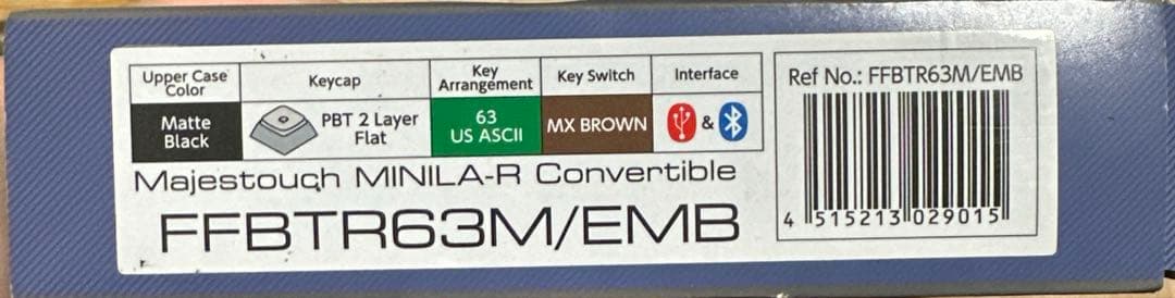 キーボード Majestouch MINLA-R Convertible