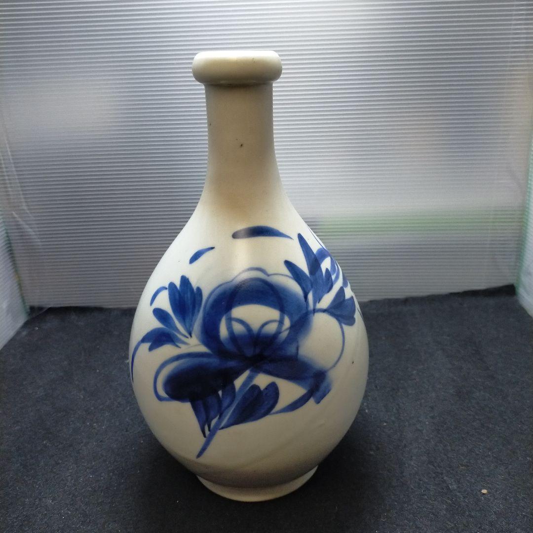 ２０５4骨董　徳利型の壺　　高さ約24 CM
