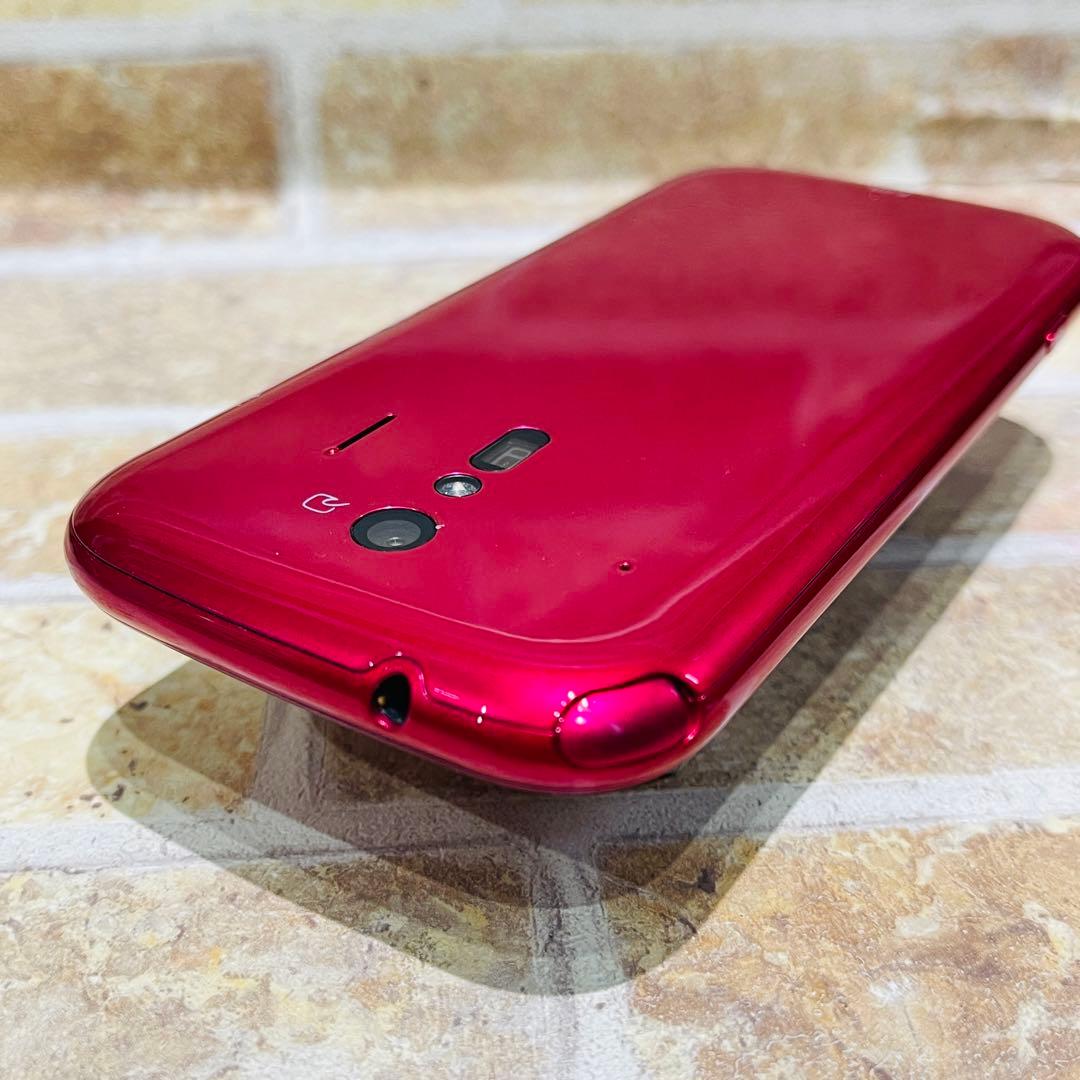 SIMフリー らくらくスマートフォン me 32GB ピンク 電池良好